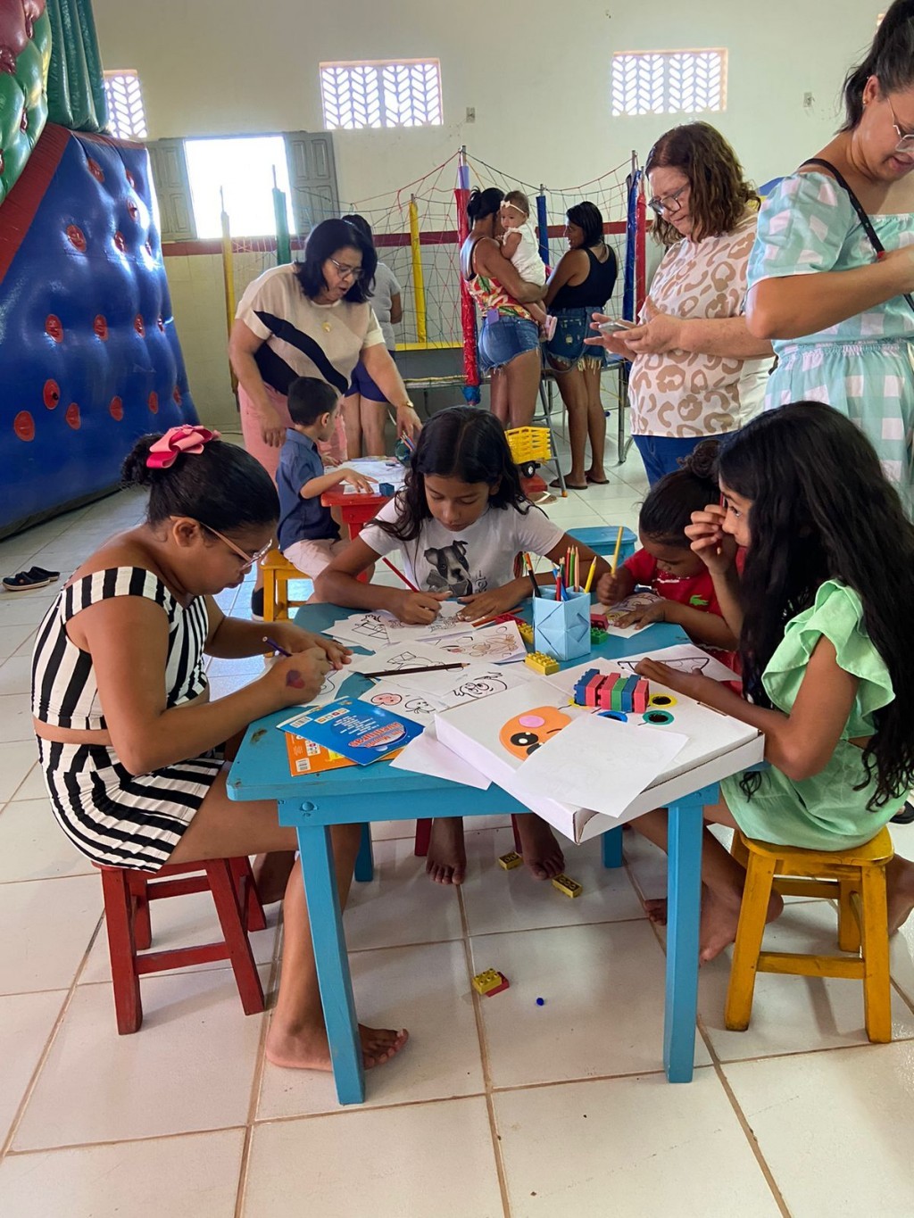 Continuação Semana do Bebê- Brinquedoteca do Criança Feliz na nova Sede do CRAS
