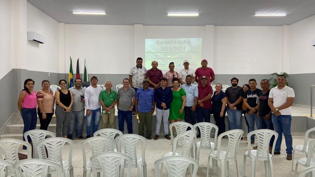 Capacitação e Implementação do Programa Garantia safra 2023/2024 é realizada em Nova Floresta.