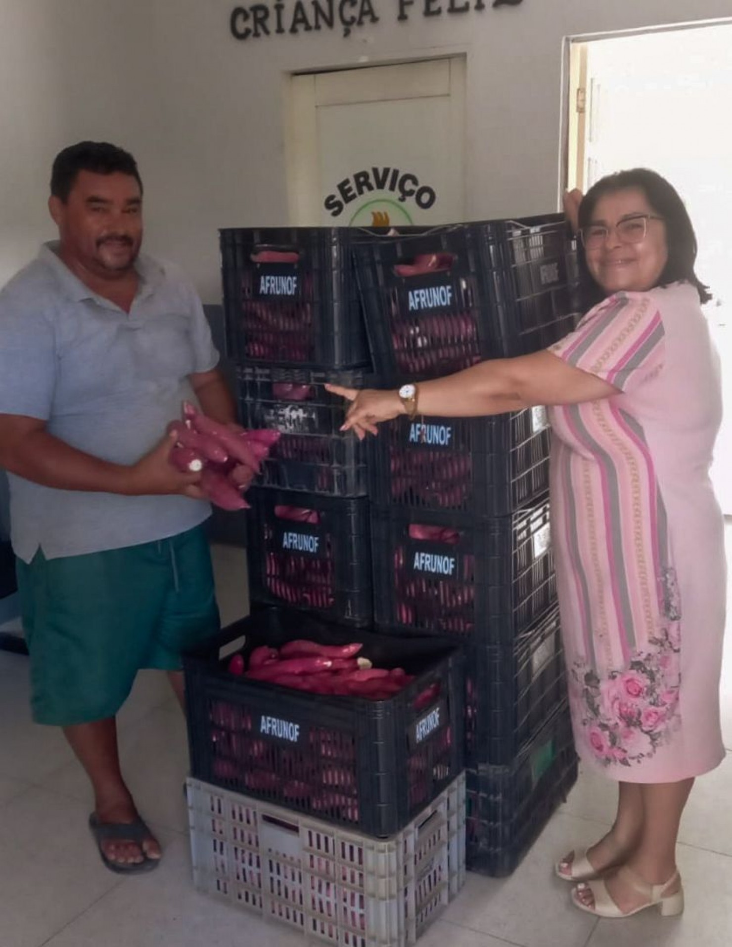 Prefeitura de Nova Floresta recebe produtos do PAA destinados às ações da Assistência Social