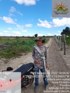 Prefeitura de Nova Floresta realiza cortes de terra na zona rural nesta semana