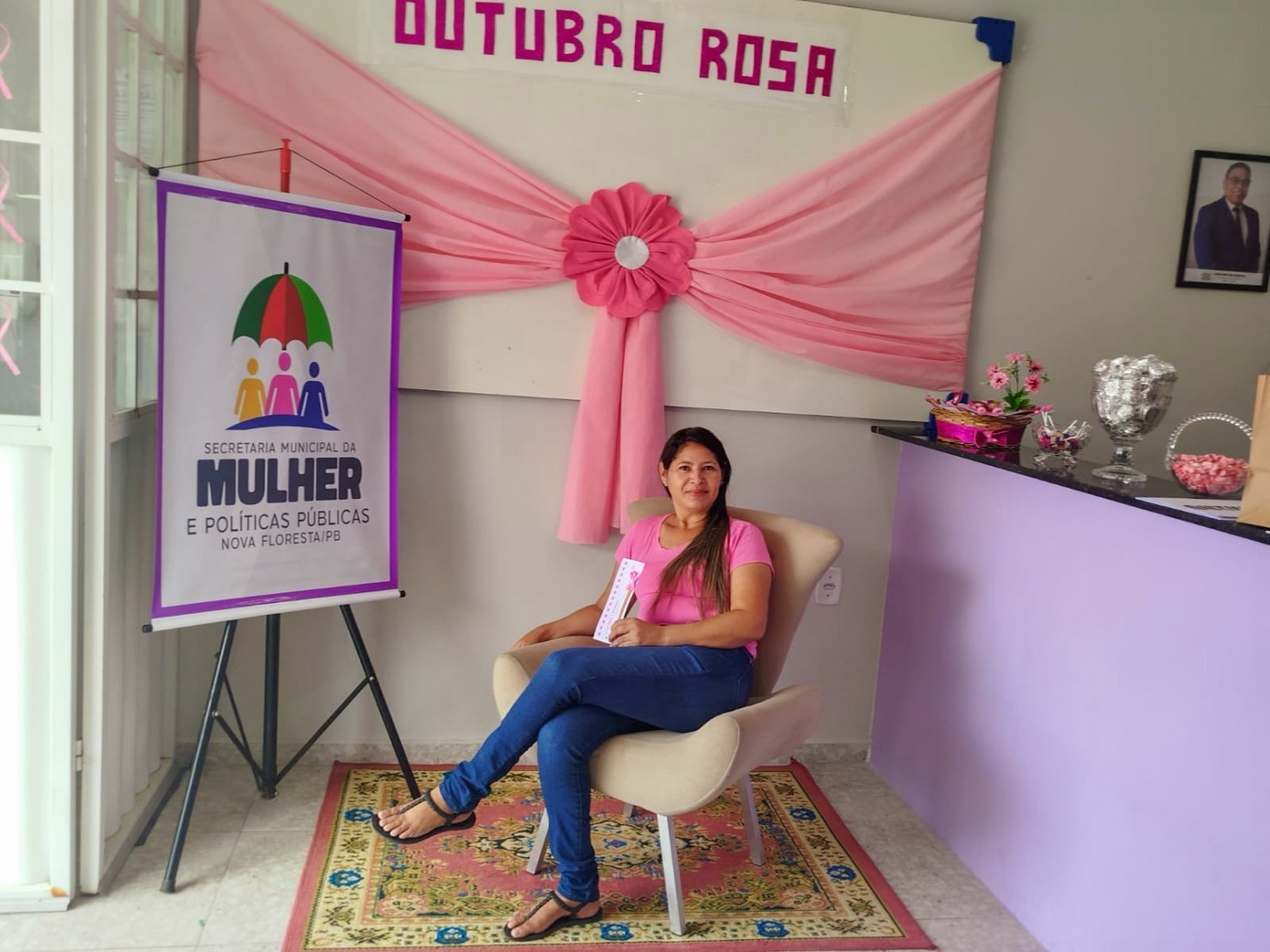 Secretaria de Políticas Públicas realiza ações durante o mês do Outubro Rosa com o tema “De Outubro a Outubro”