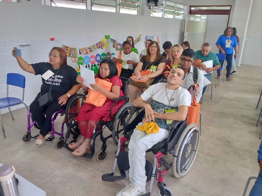 Prefeitura de Nova Floresta participa da 3° conferencia da pessoa com deficiência de Campina Grande.