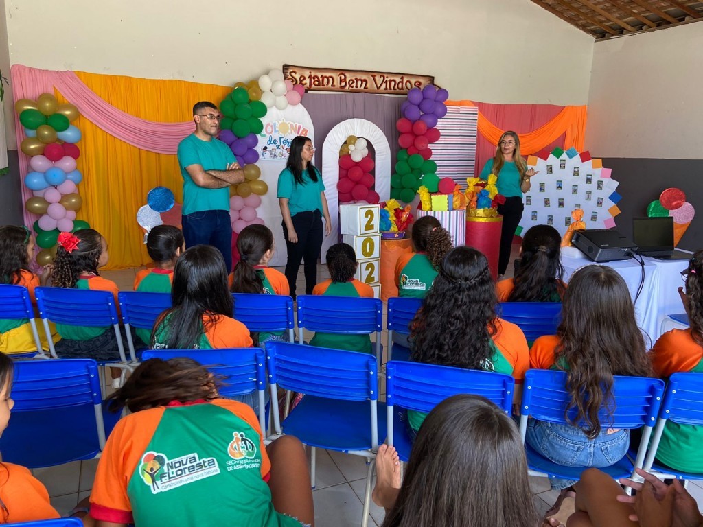 Prefeitura de Nova Floresta realiza Encerramento da 2° Colônia de Férias do SCFV.