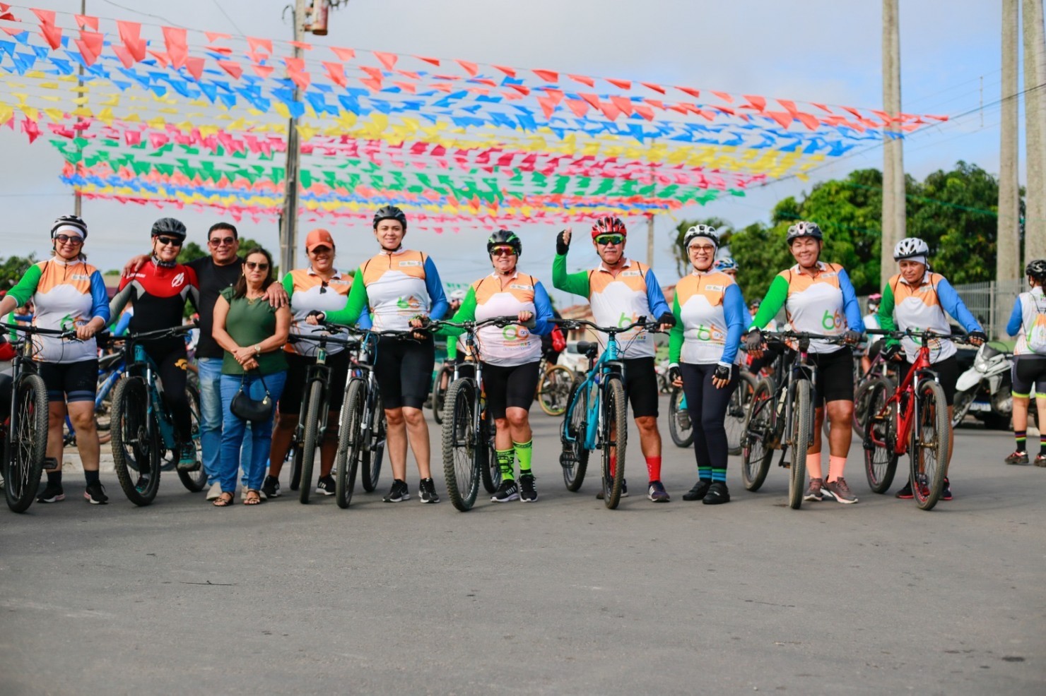 Eco Pedal reúne ciclistas de toda a região durante as festividades de 66 anos de Nova Floresta