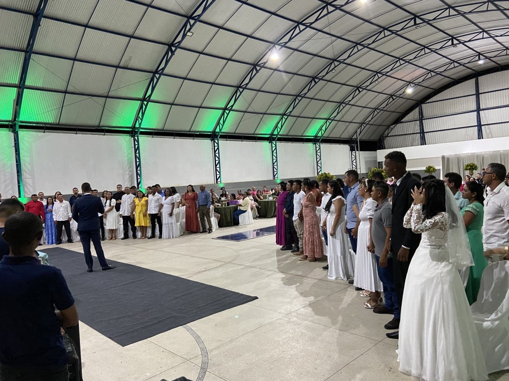 Prefeitura de Nova Floresta realiza 2• edição do Casamento Social e Comunitário 2023.