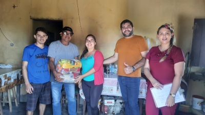 Prefeitura de Nova Floresta realiza entrega de cestas básicas na zona rural do município
