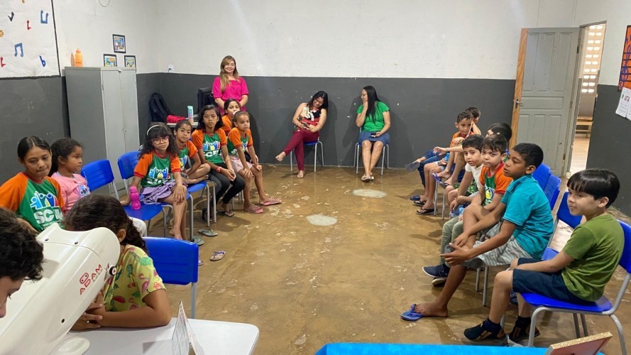 Prefeitura Municipal de Nova Floresta realiza testes oftalmológicos para as crianças do SCFV
