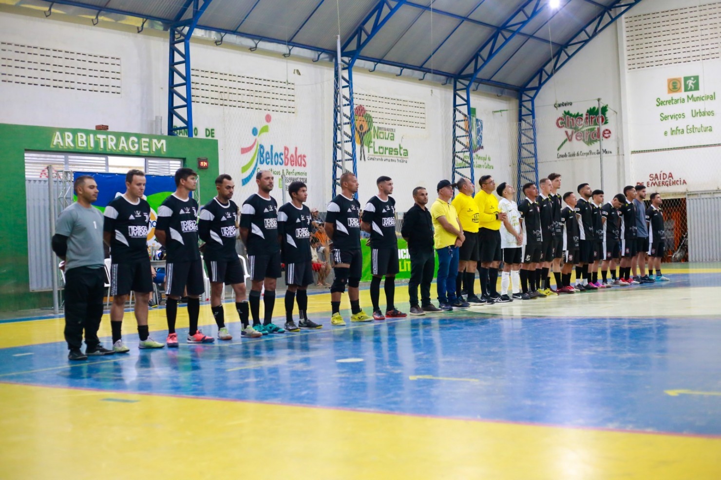 Final do Campeonato Municipal de Futsal marca noite de emoção nos 66 anos de Nova Floresta