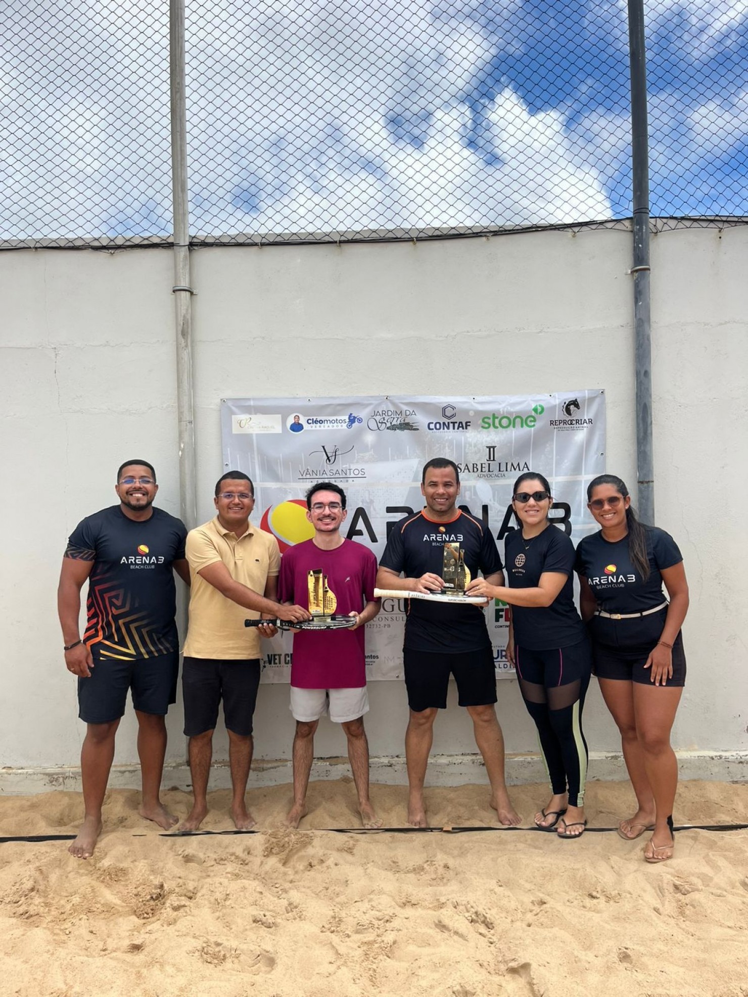1º Campeonato Municipal de Beach Tennis movimenta programação esportiva dos 67 anos de Nova Floresta