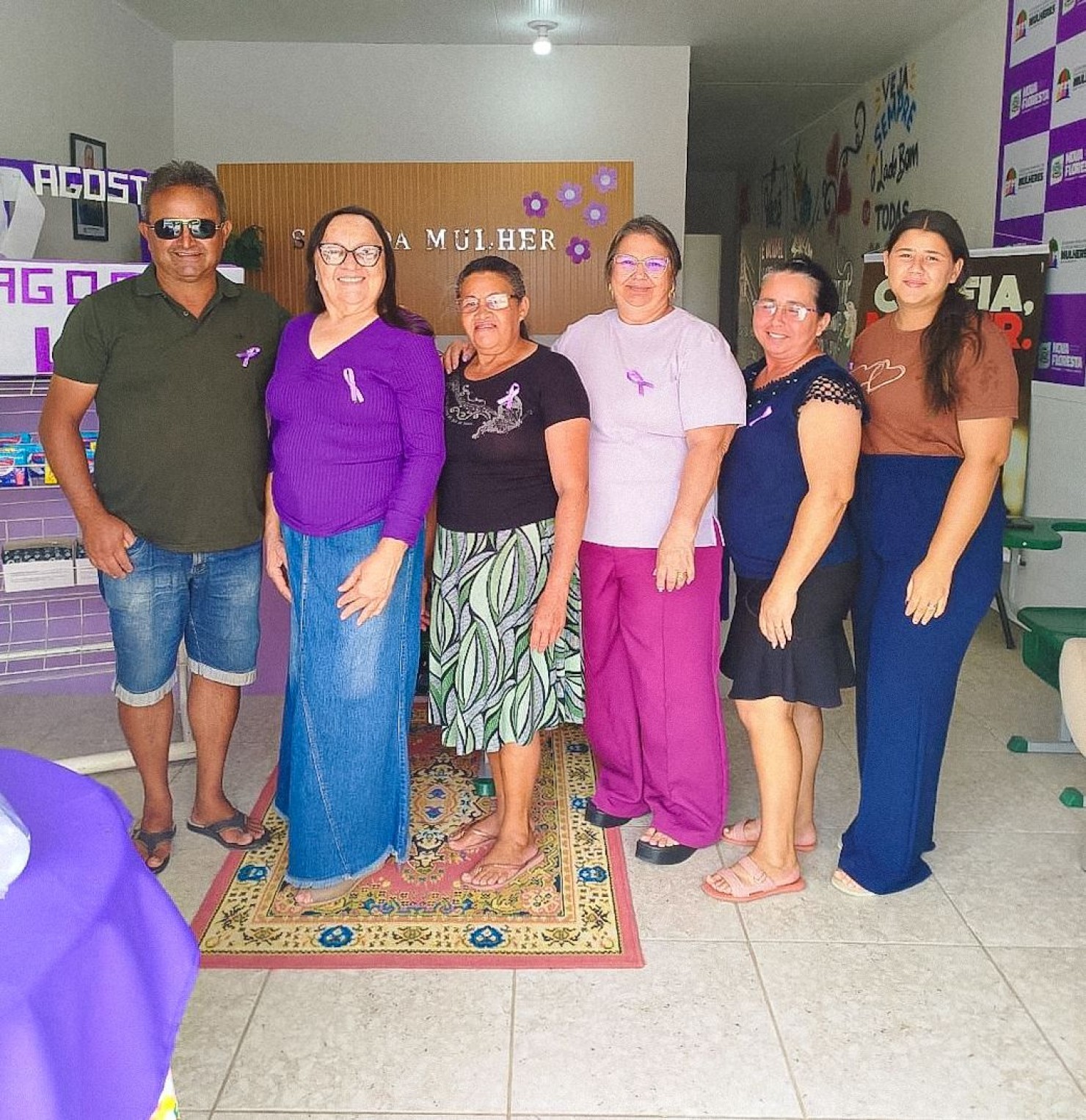 Secretaria da Mulher encerra Campanha Agosto Lilás com ampla participação da comunidade em Nova Floresta