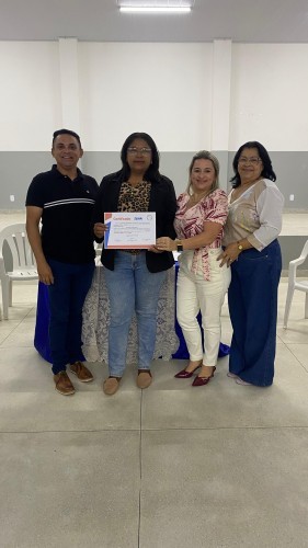 Prefeitura de Nova Floresta realiza entrega de Certificados de Conclusão de Curso Profissionalizante de Recursos Humanos pelo SENAI