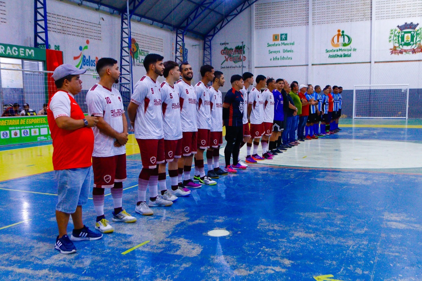 Abertura do Campeonato Municipal de Futsal 2026 reúne atletas e torcedores em Nova Floresta