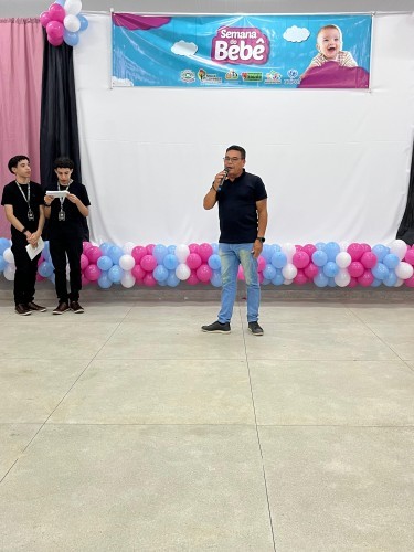 Prefeitura Municipal de Nova Floresta realiza abertura da Semana do Bebê.