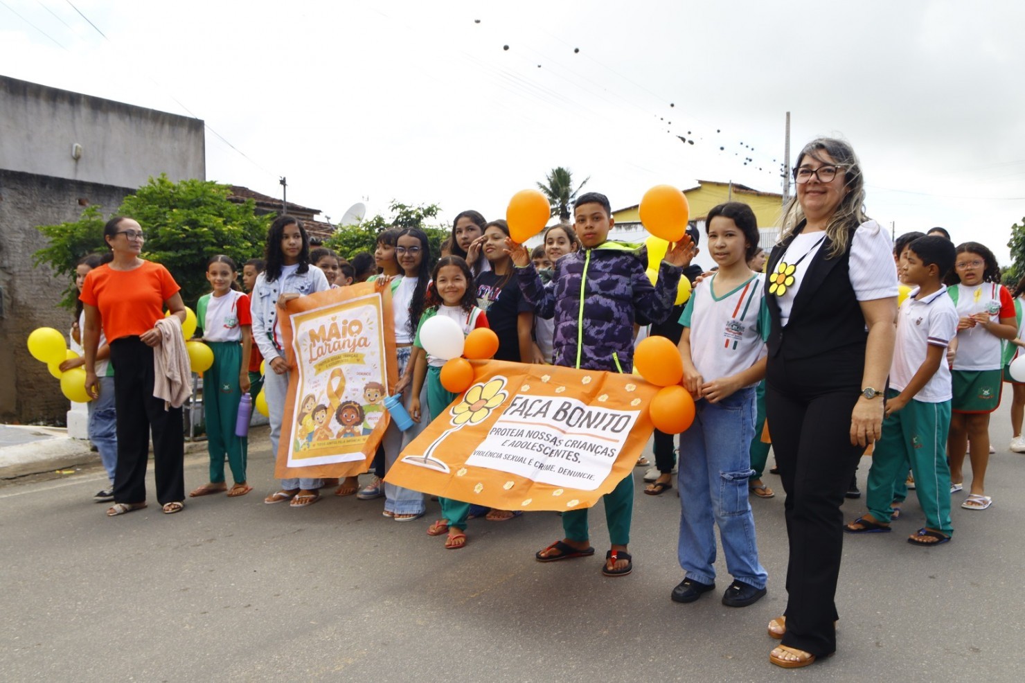 Nova Floresta realiza caminhada da campanha Faça Bonito em mobilização pela proteção de crianças e adolescentes