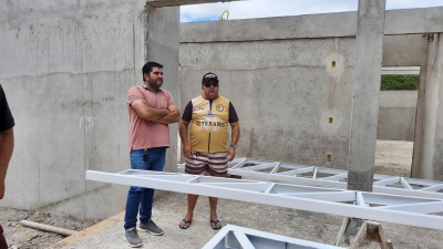 Prefeito participa de visita técnica em obras da nova Creche