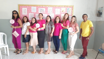 OUTUBRO ROSA: CRAS REALIZA RODA DE CONVERSA COM MULHERES DO PROGRAMA CRIANÇA FELIZ
