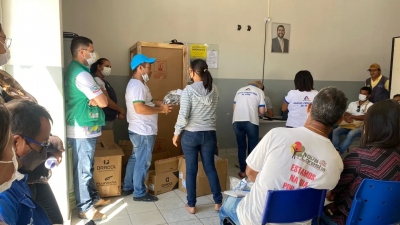 Prefeitura de Nova Floresta realiza entrega de EPI's para agentes da atenção básica