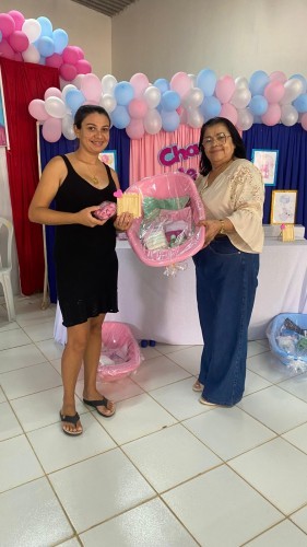 Continuação Semana do Bebê — Palestra com as mães atípicas e entrega de kit enxoval para as gestantes