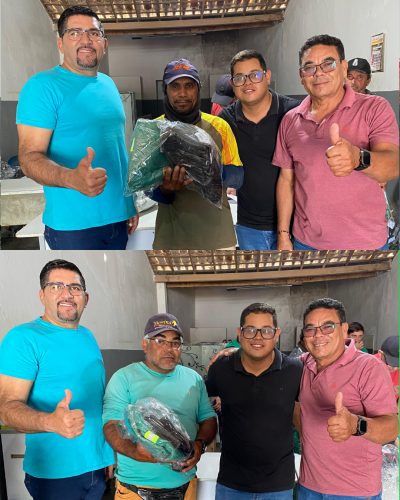 Prefeitura Municipal de Nova Floresta entrega fardamentos aos funcionários da secretaria de serviços urbanos e infra-estrutura