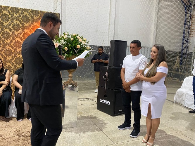 Prefeitura Municipal de Nova Floresta realiza 3• edição do Casamento Social e Comunitário 2024.