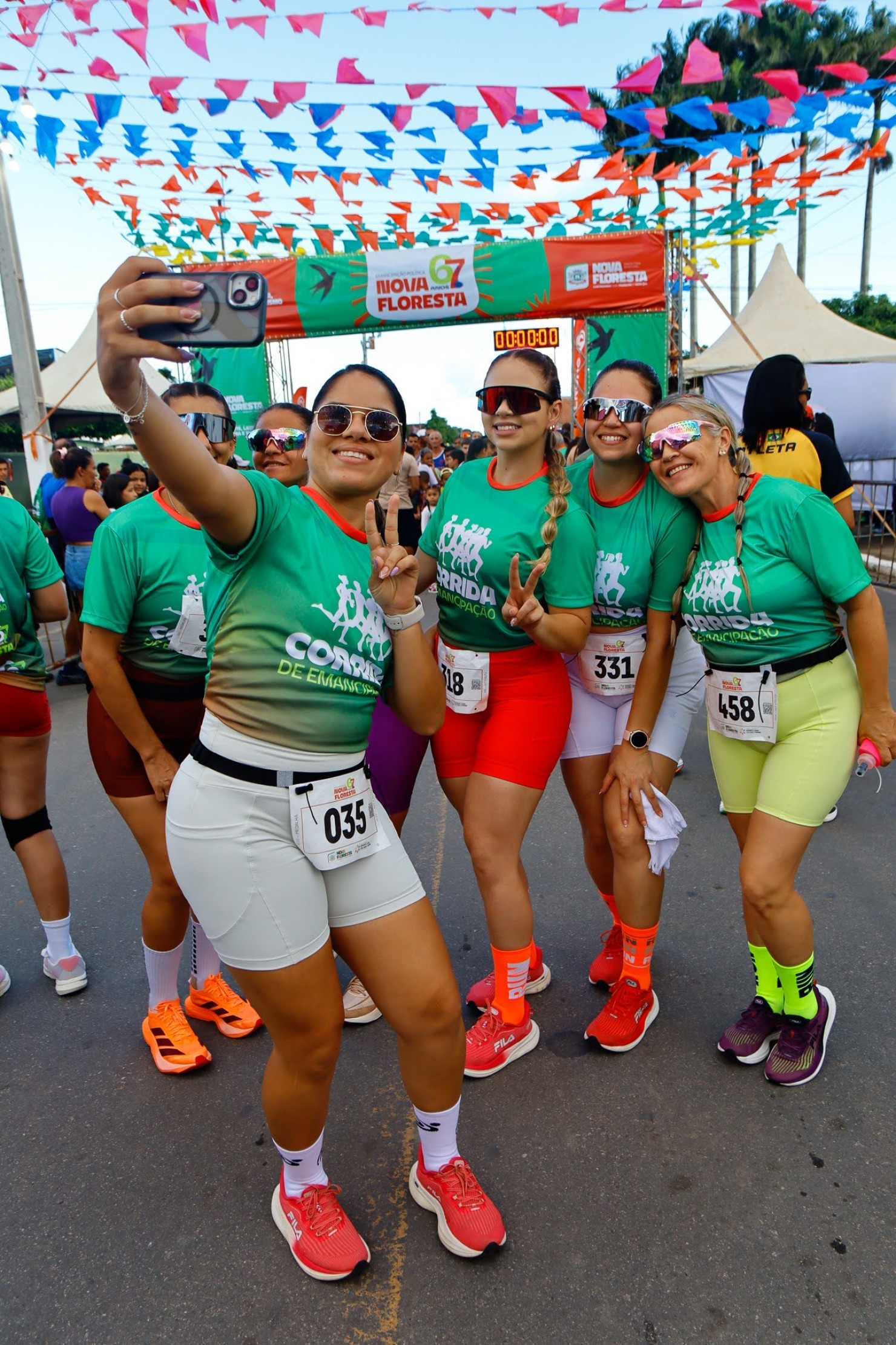 Corrida da Emancipação reúne atletas e movimenta Nova Floresta durante comemoração dos 67 anos do município