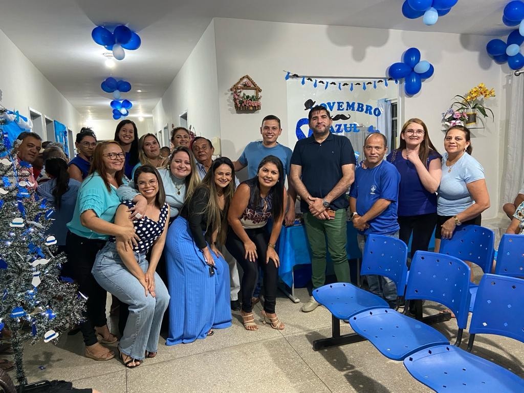 Prefeitura de Nova Floresta realiza ações em Alusão ao Novembro Azul nos PSF's