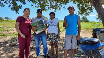 Prefeitura de Nova Floresta realiza entrega de cestas básicas na zona rural do município