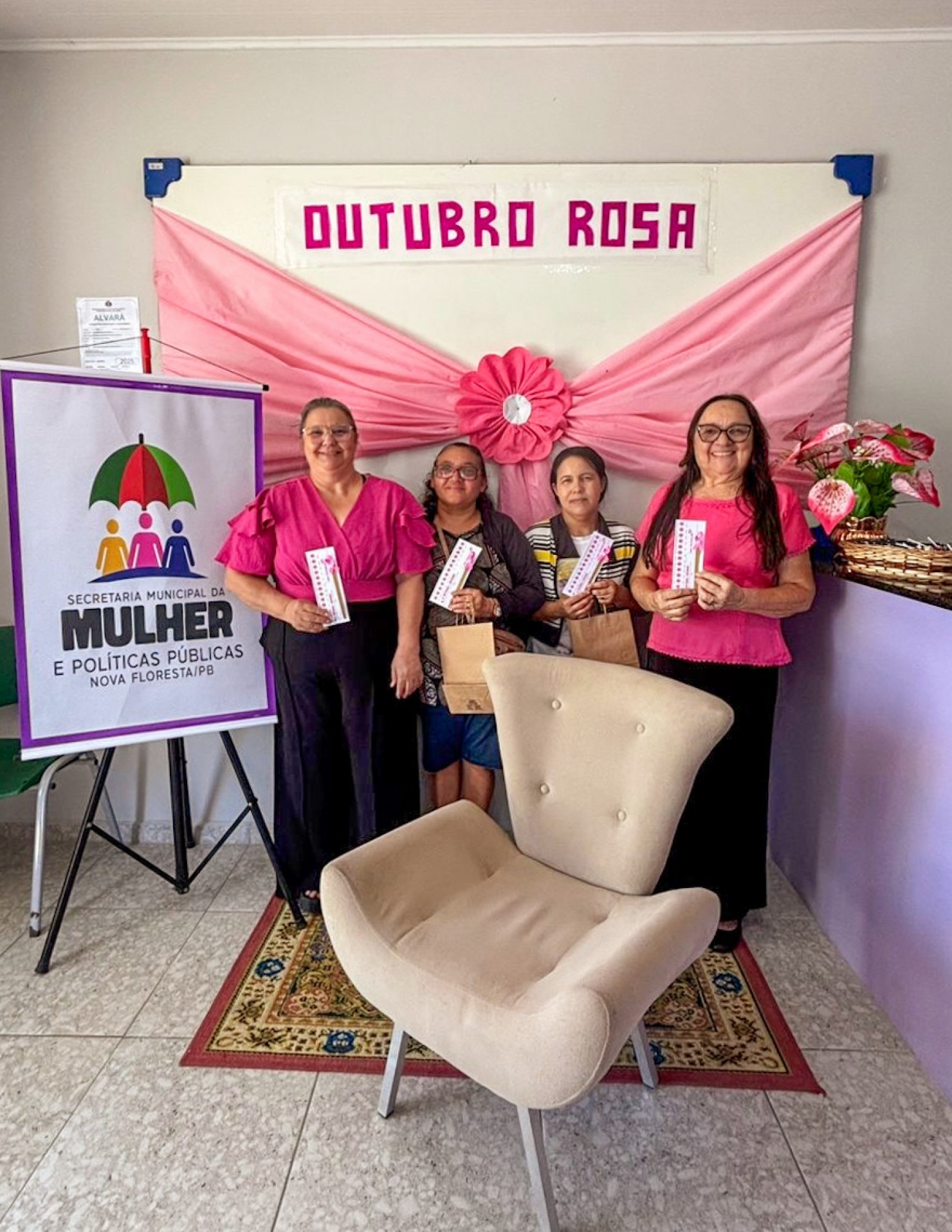 Secretaria de Políticas Públicas realiza ações durante o mês do Outubro Rosa com o tema “De Outubro a Outubro”