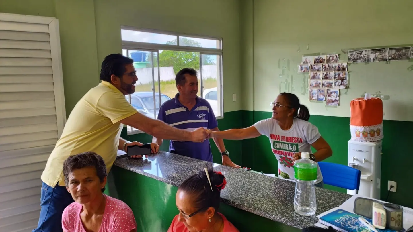 Prefeito Jarson visita UBS na zona rural