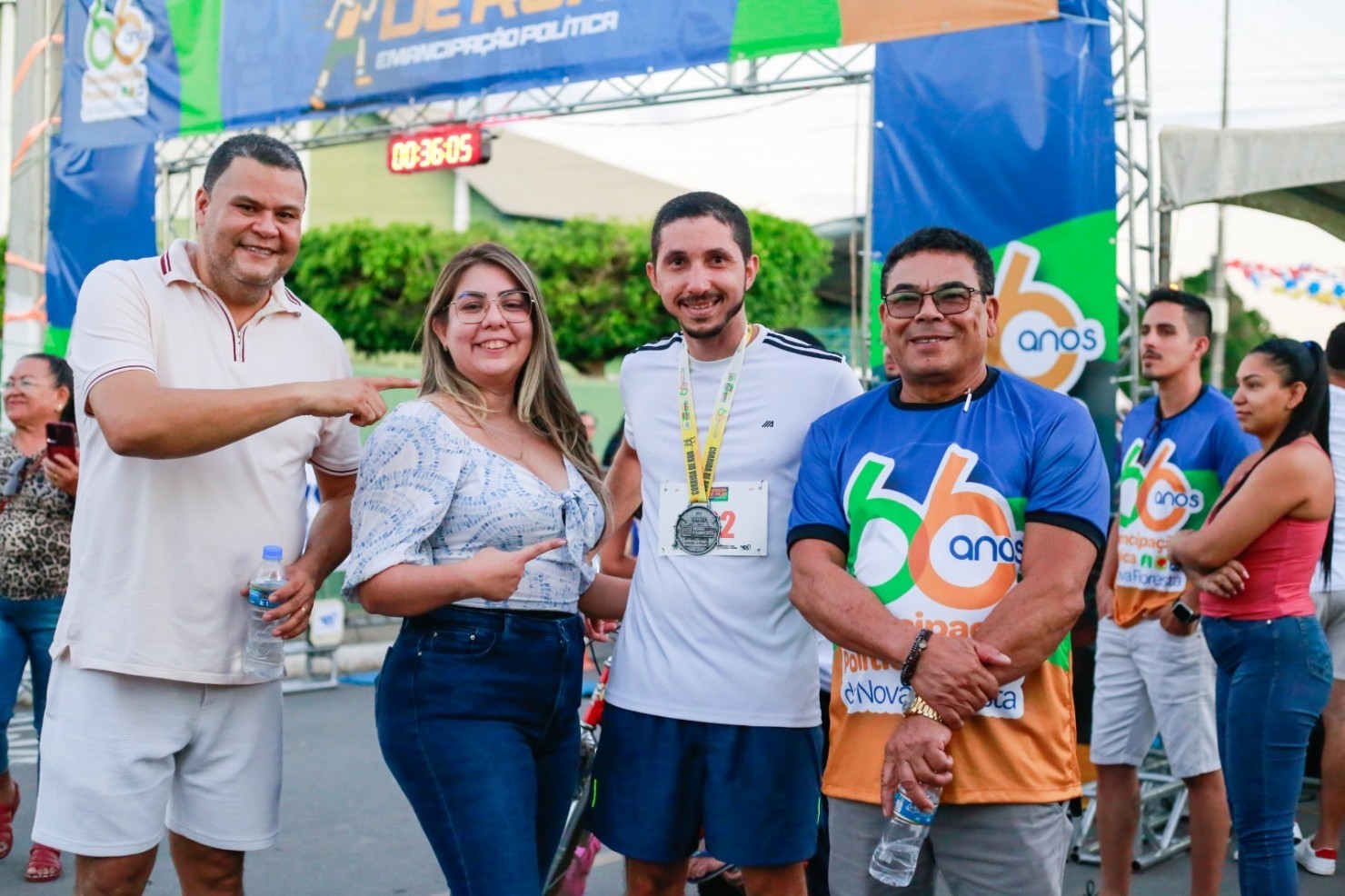 Corrida de Rua marca comemorações pelos 66 anos de Emancipação Política de Nova Floresta