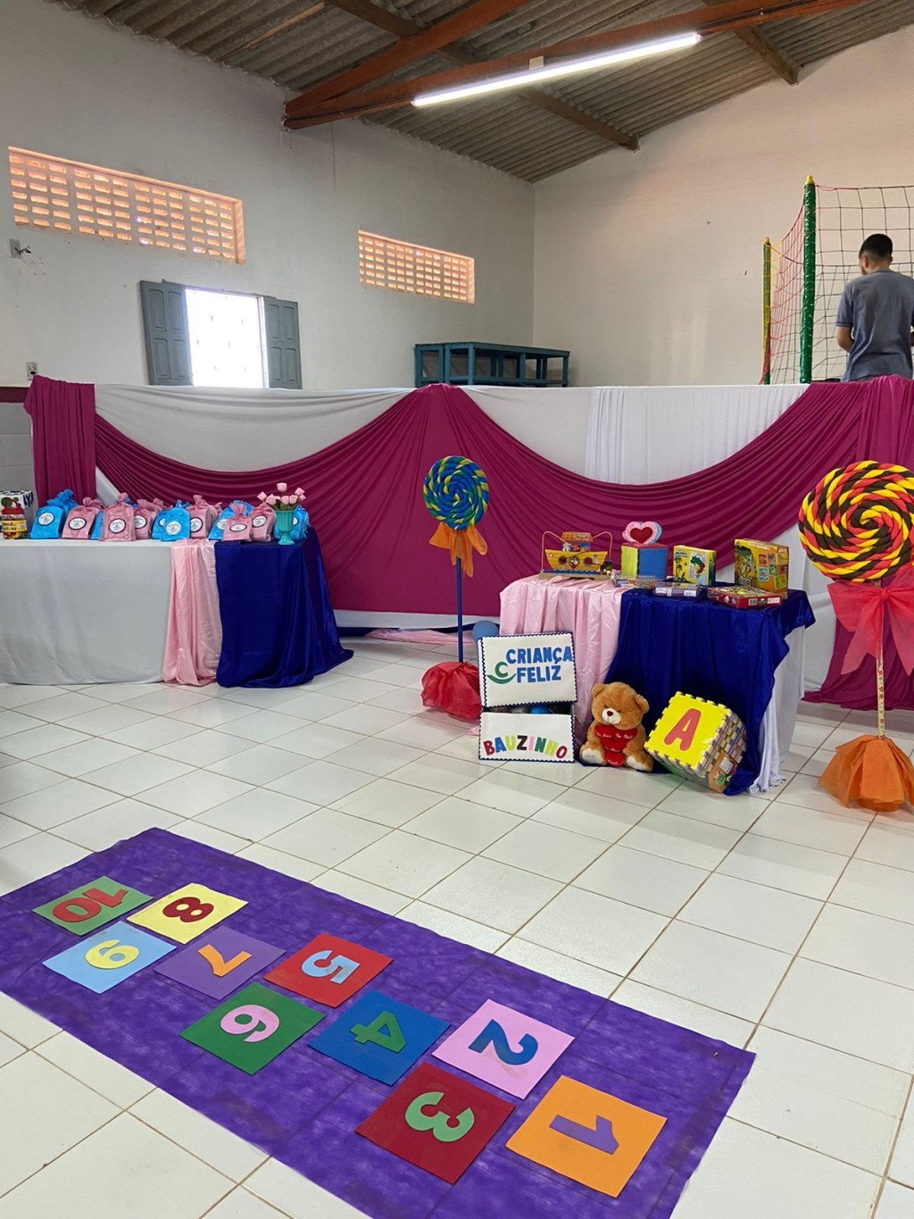 Continuação Semana do Bebê- Brinquedoteca do Criança Feliz na nova Sede do CRAS