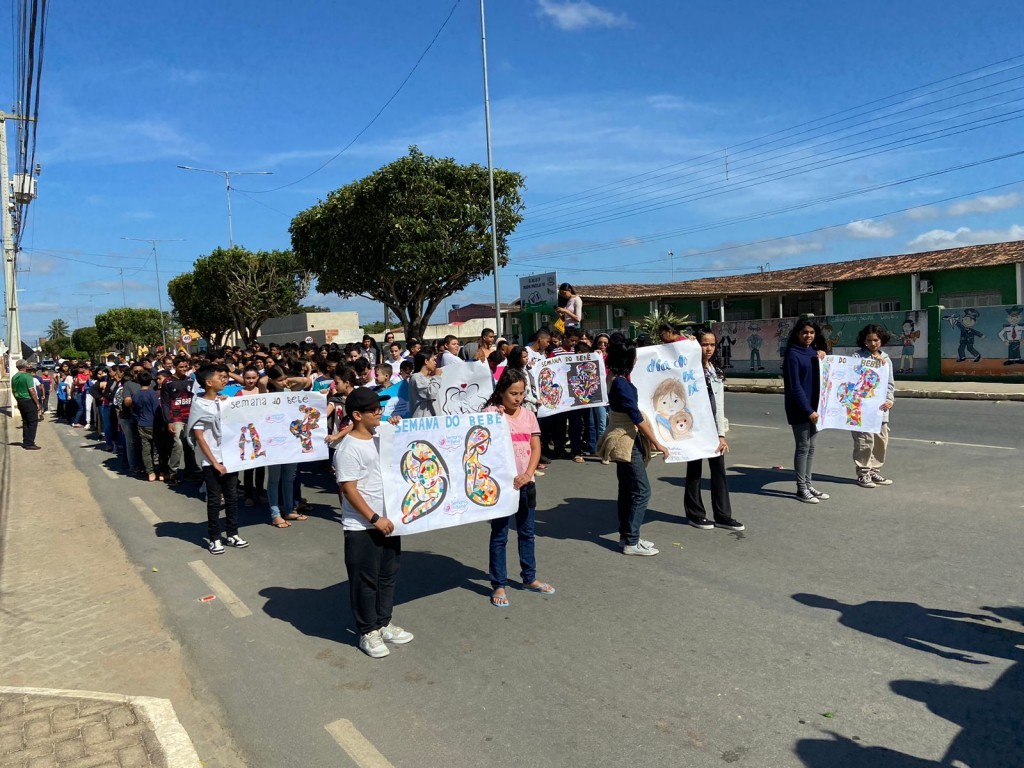 Semana do Bebê. Prefeitura de Nova Floresta realiza Caminhada do Bebê.