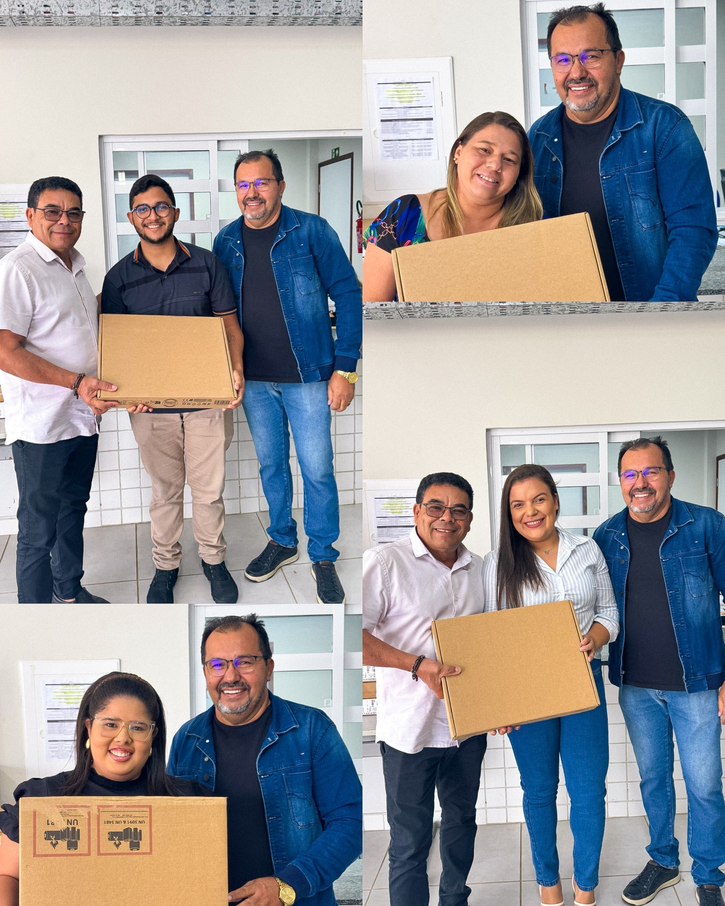 Secretaria de Educação entrega 40 notebooks para professores da rede municipal