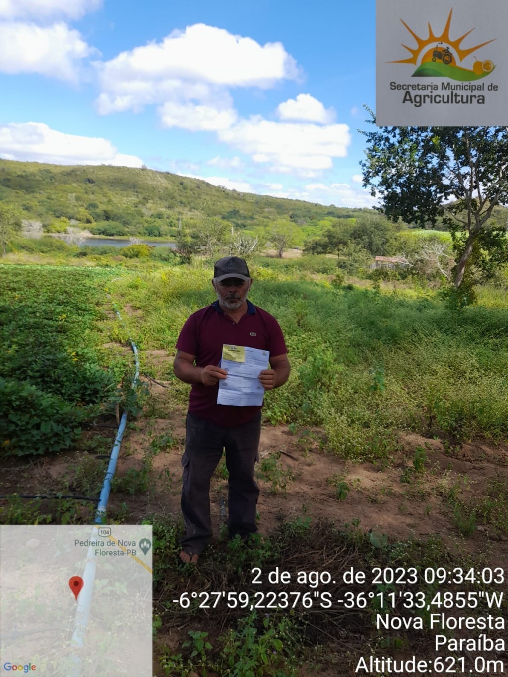 Prefeitura de Nova Floresta retorna os cortes de terra na zona rural