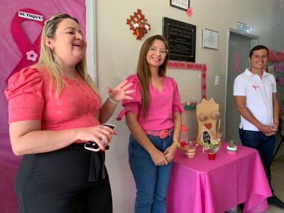 OUTUBRO ROSA: UNIDADES DE SAÚDE PROMOVEM AÇÕES SOBRE A PREVENÇÃO DO CÂNCER DE MAMA