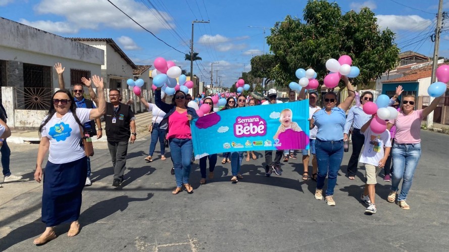 Prefeitura Municipal de Nova Floresta realiza Caminhada do Bebê
