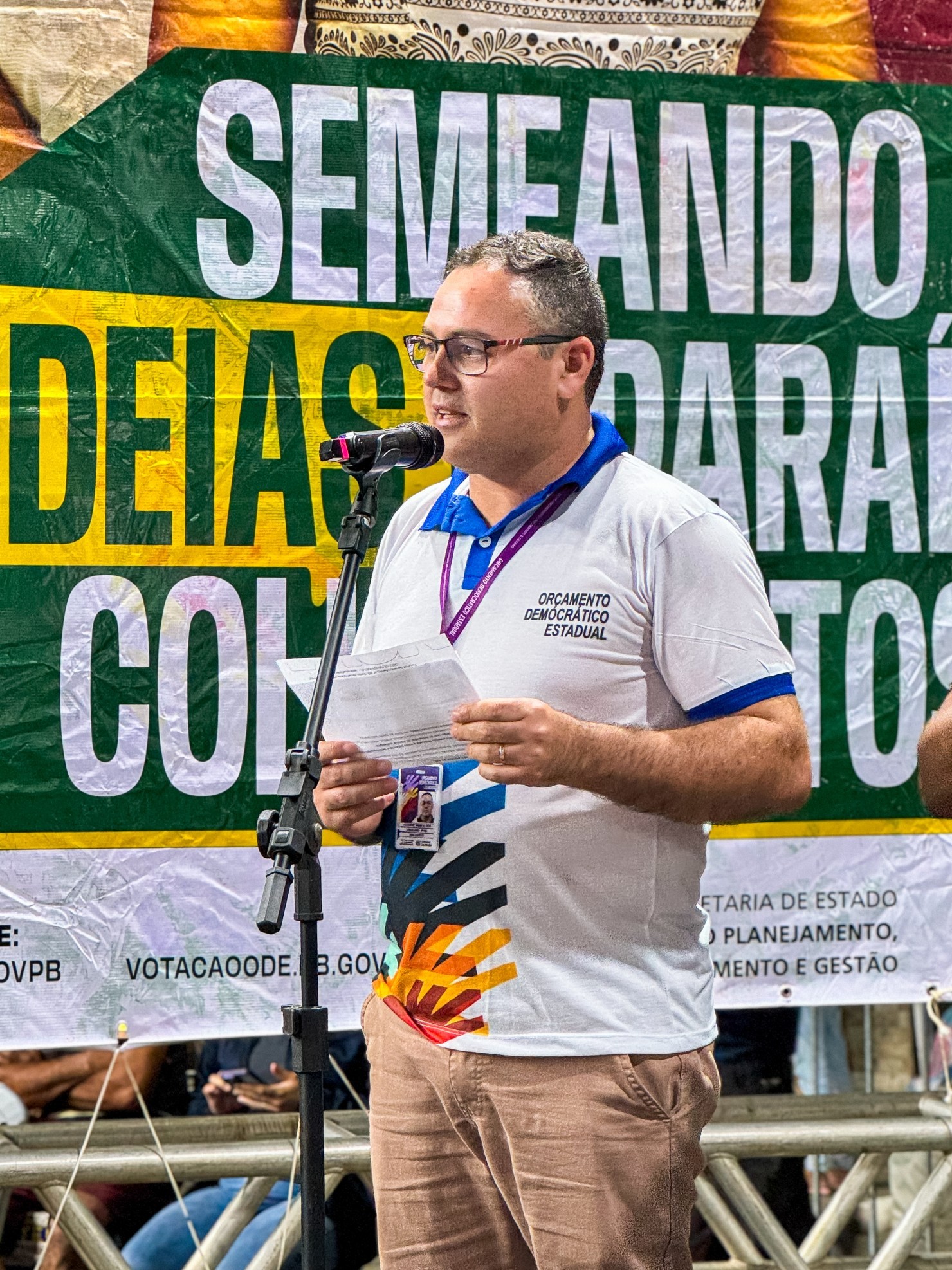 Nova Floresta participa da plenária do Orçamento Democrático Estadual em Barra de Santa Rosa