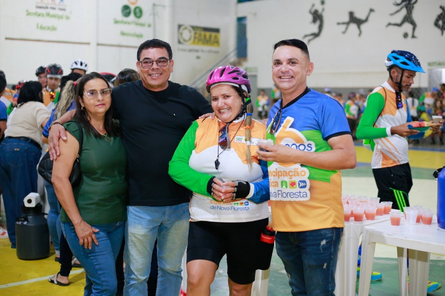 Eco Pedal reúne ciclistas de toda a região durante as festividades de 66 anos de Nova Floresta