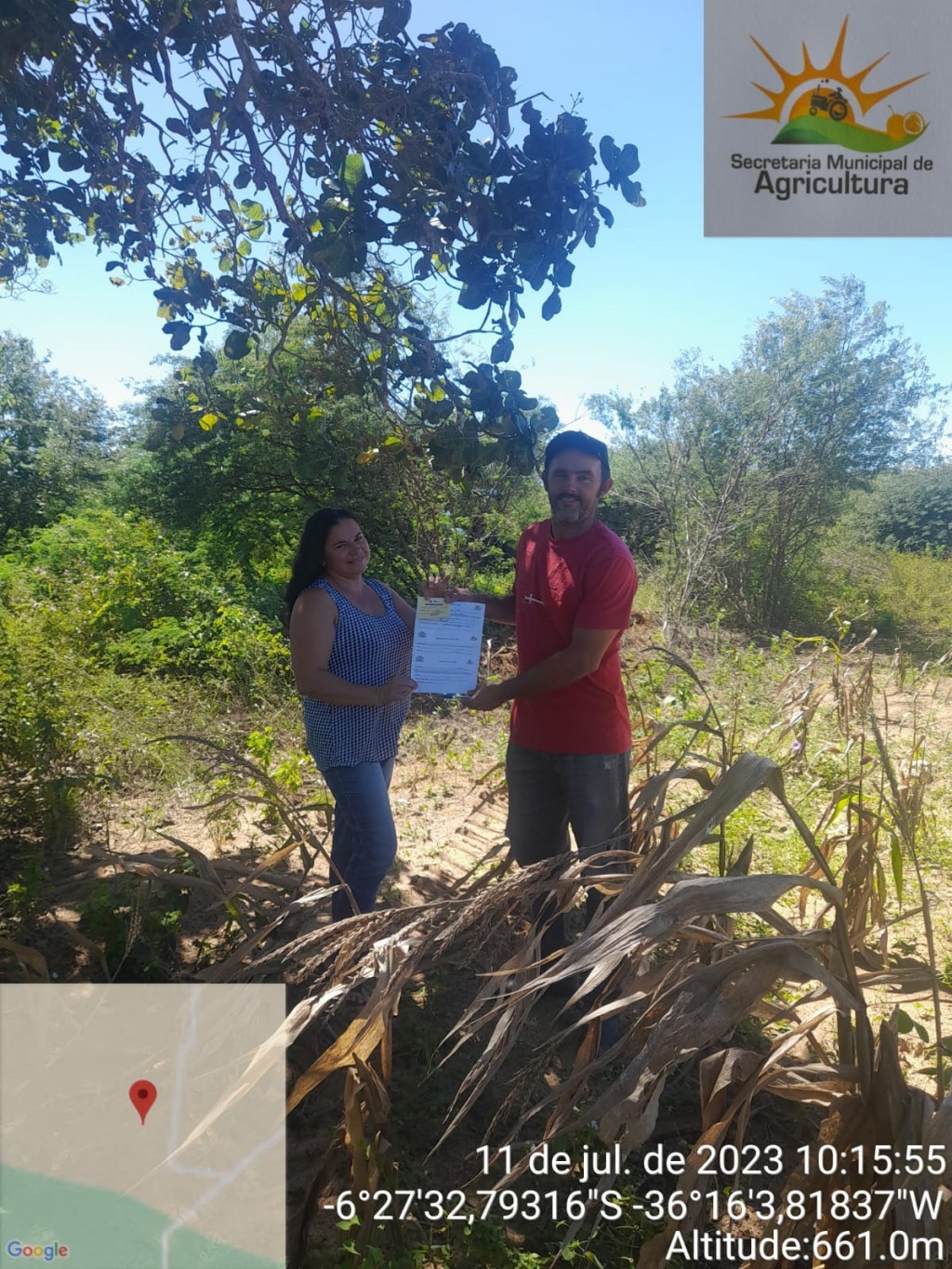 Prefeitura de Nova Floresta realiza cortes de terra na zona rural