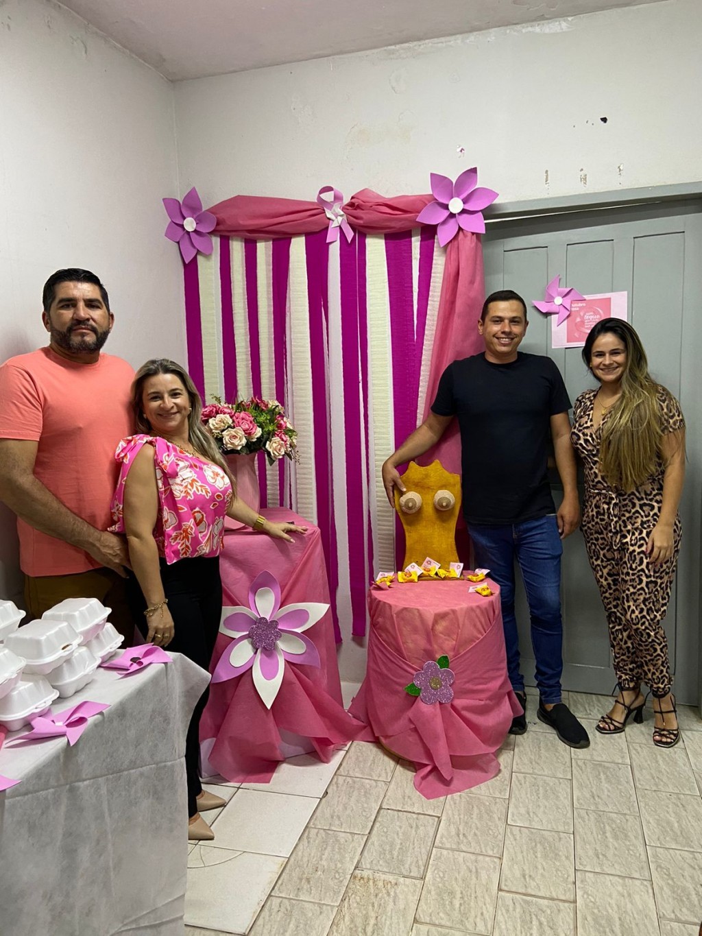 Prefeitura de Nova Floresta disponibiliza caminhão amigo do peito para exames de mamografia.