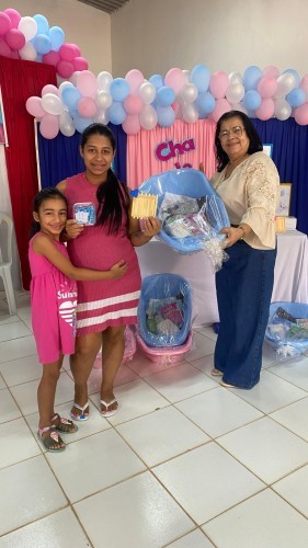Continuação Semana do Bebê — Palestra com as mães atípicas e entrega de kit enxoval para as gestantes