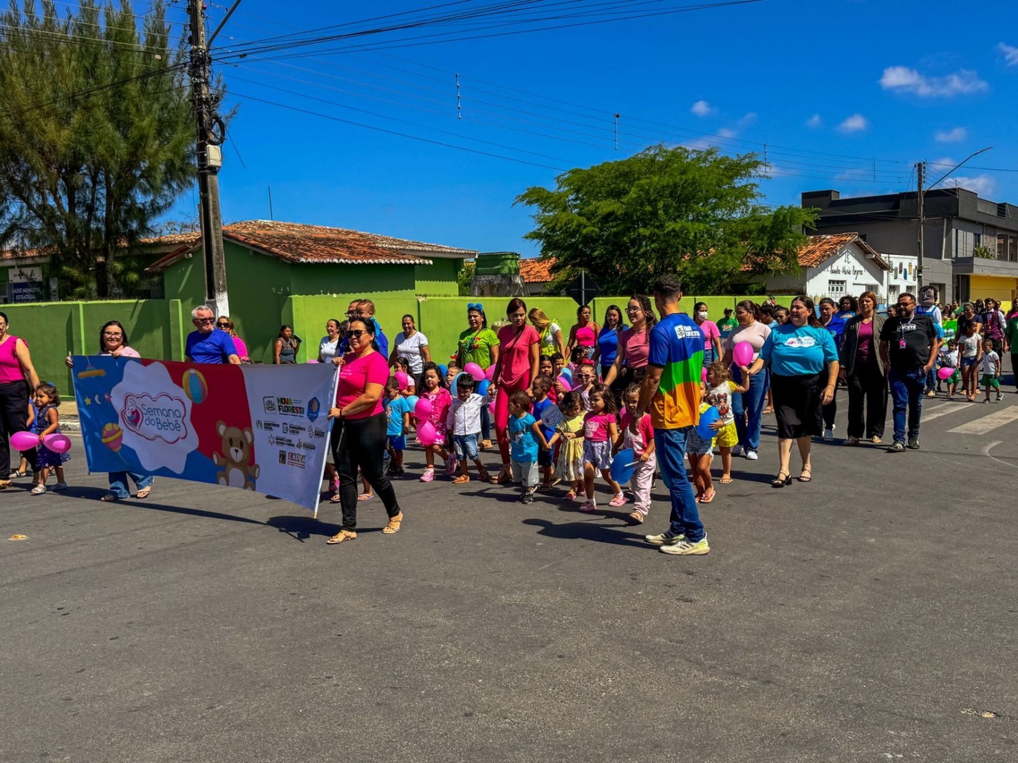 2º Dia da Semana do Bebê: Caminhada celebra a primeira infância em Nova Floresta