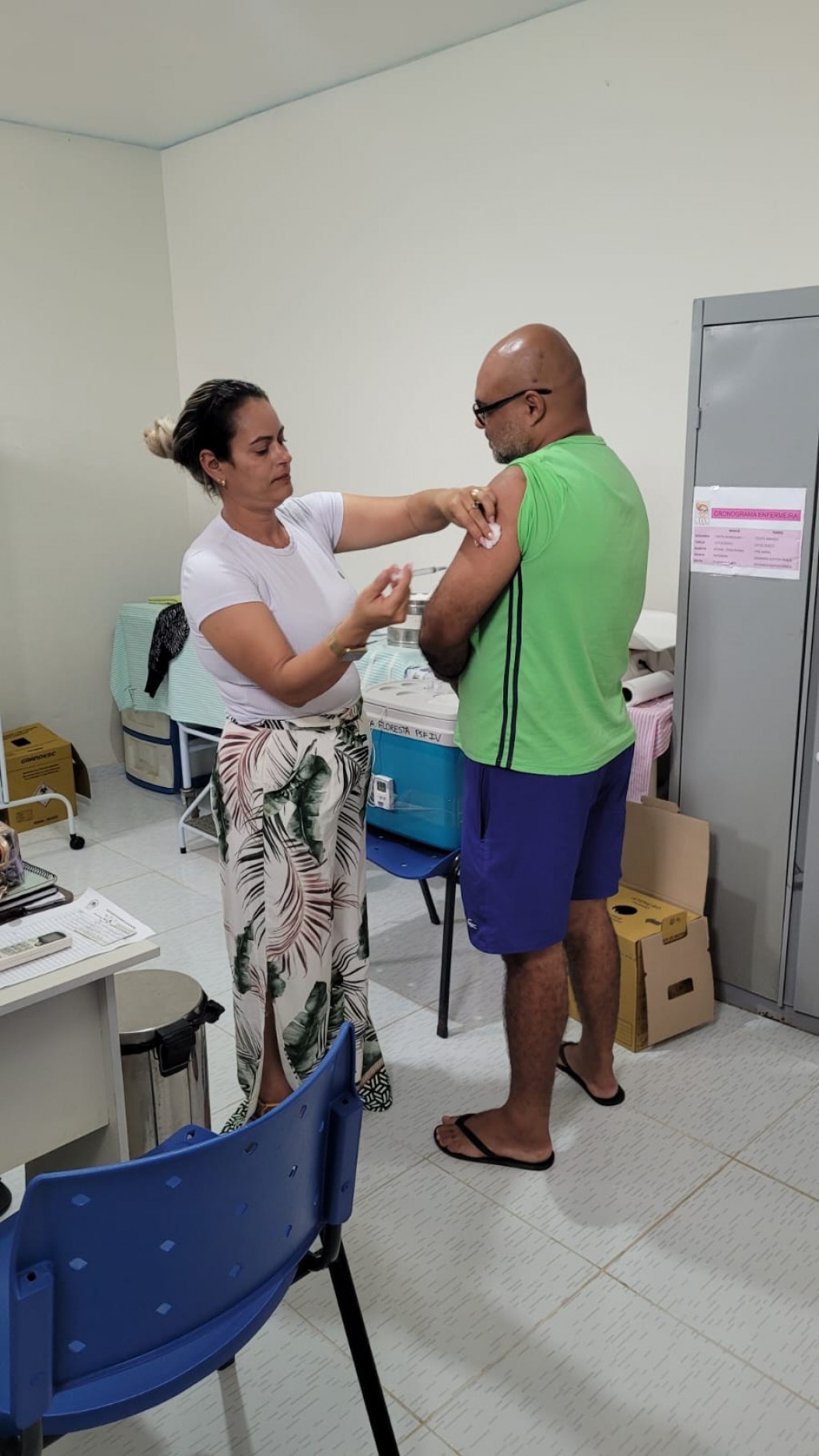 Prefeitura de Nova Floresta, juntamente com a Secretária de Saúde realiza Dia D de Vacinação contra Influenza