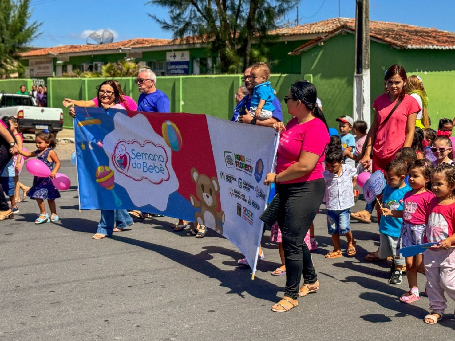 2º Dia da Semana do Bebê: Caminhada celebra a primeira infância em Nova Floresta