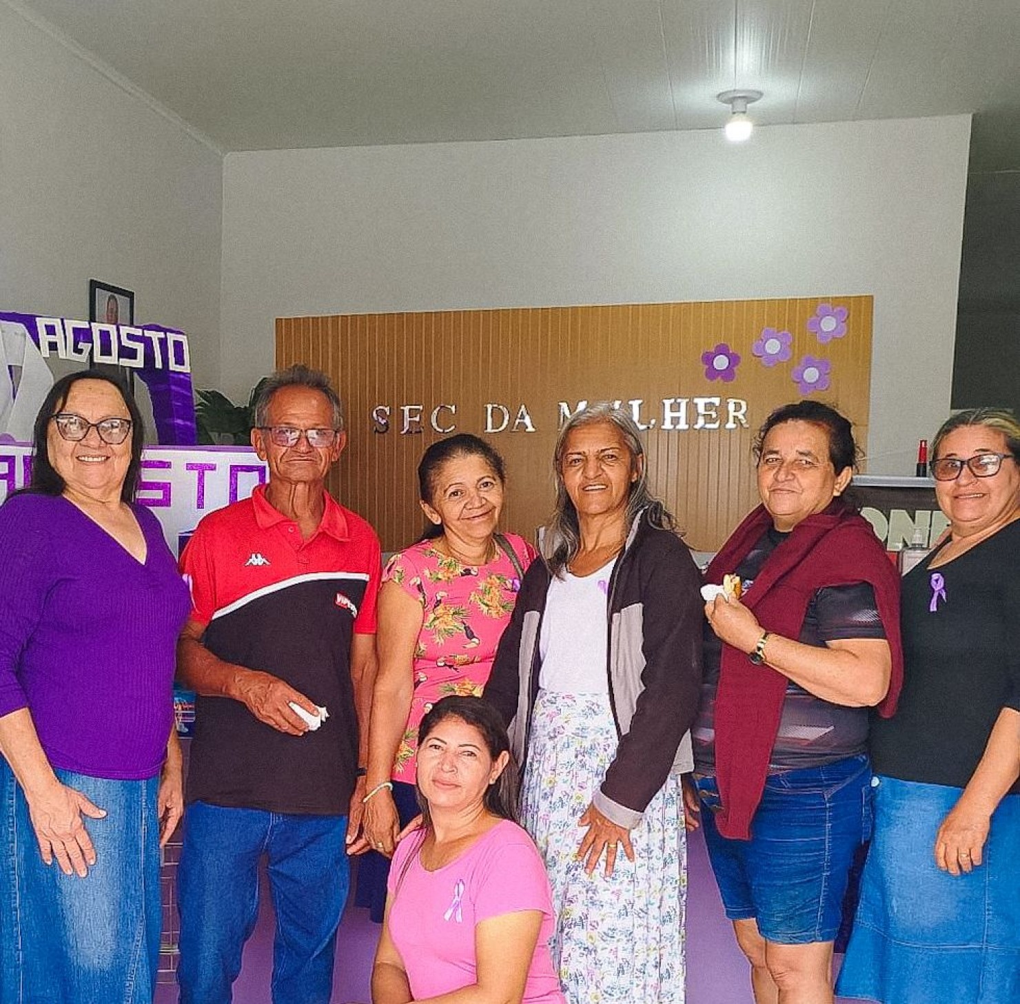 Secretaria da Mulher encerra Campanha Agosto Lilás com ampla participação da comunidade em Nova Floresta
