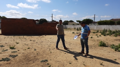 Prefeito Jarson acompanha início das obras de reforma e ampliação da Escola Professora Julieta de Lima e Costa