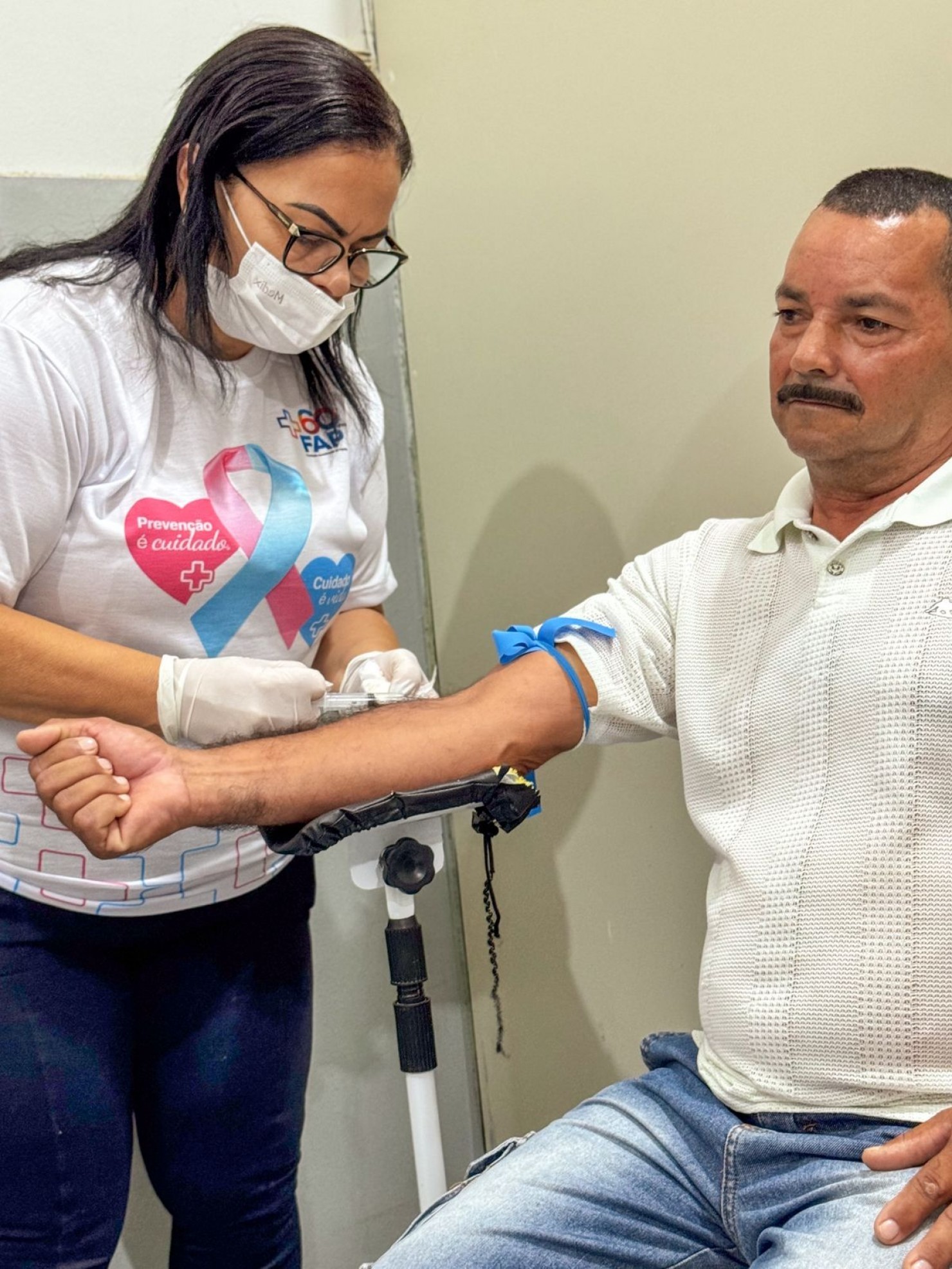 NOVEMBRO AZUL: Nova Floresta realiza mutirão de Exame PSA em parceria com o Hospital da FAP