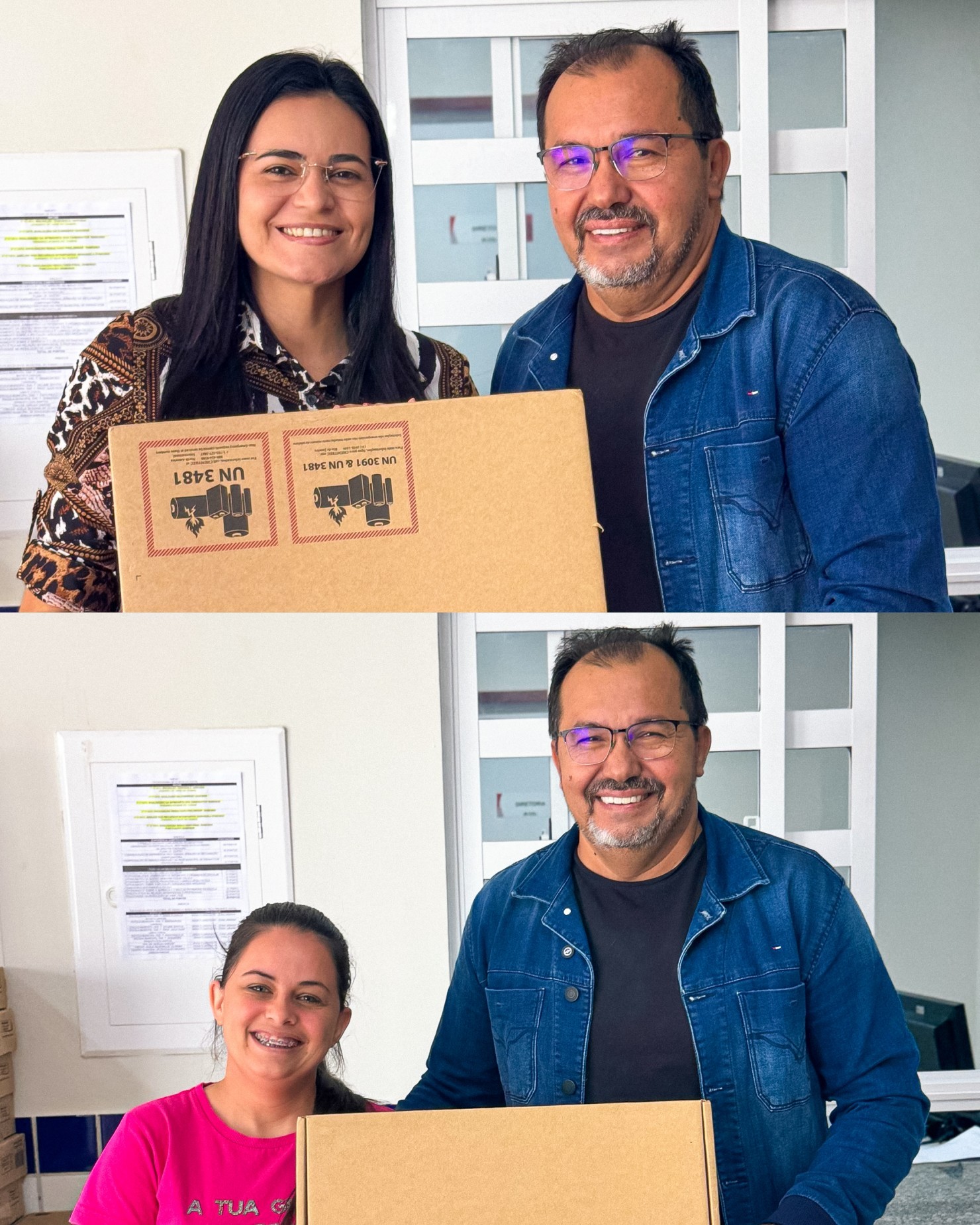 Secretaria de Educação entrega 40 notebooks para professores da rede municipal