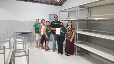 Prefeitura de Nova Floresta realiza entrega de equipamentos mobiliários nas escolas da rede municipal de ensino