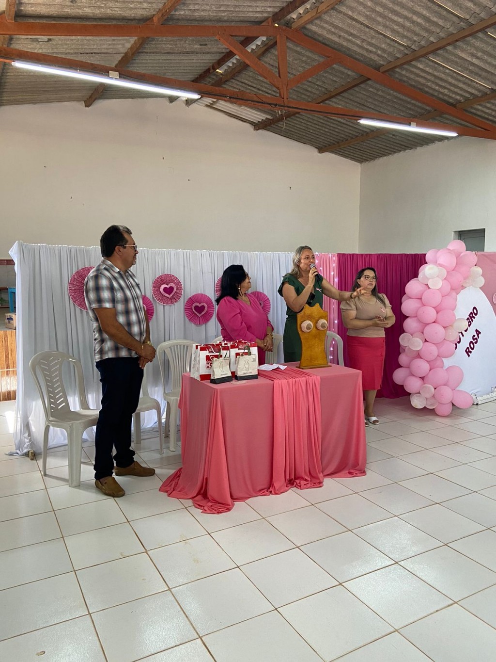 Prefeitura de Nova Floresta realiza Encerramento das ações do Outubro Rosa no CRAS